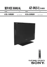 Sony BRAVIA KDL-19BX200 Service Manual предпросмотр