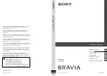 Sony Bravia KDL-19L40 Series (Danish) Operating Instructions Manual preview