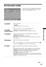 Предварительный просмотр 61 страницы Sony Bravia KDL-19L40 Series (Danish) Operating Instructions Manual