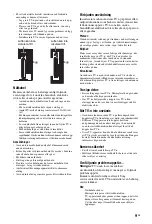 Предварительный просмотр 117 страницы Sony Bravia KDL-19L40 Series (Danish) Operating Instructions Manual