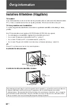 Предварительный просмотр 140 страницы Sony Bravia KDL-19L40 Series (Danish) Operating Instructions Manual