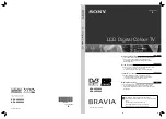 Sony Bravia KDL-20S2000 (German) Betriebsanleitung preview