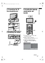 Preview for 5 page of Sony Bravia KDL-20S30 Series Operating Instructions Manual