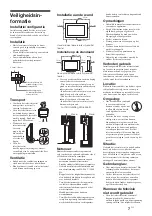 Предварительный просмотр 125 страницы Sony Bravia KDL-22BX20D (French) Instruction & Operation Manual