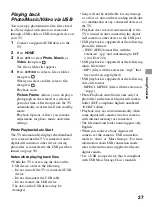 Preview for 27 page of Sony BRAVIA KDL-22BX320 Operating Instructions Manual