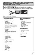 Preview for 7 page of Sony Bravia KDL-22EX325 Operating Instructions Manual