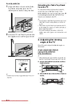 Предварительный просмотр 8 страницы Sony Bravia KDL-22EX423 Operating Instructions Manual