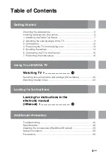 Предварительный просмотр 5 страницы Sony Bravia KDL-22EX55 Series Operating Instructions Manual