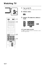 Предварительный просмотр 18 страницы Sony Bravia KDL-22EX55 Series Operating Instructions Manual