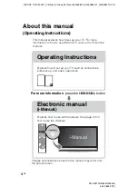 Preview for 4 page of Sony BRAVIA KDL-24W600A Operating Instructions Manual