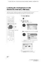 Preview for 20 page of Sony BRAVIA KDL-24W600A Operating Instructions Manual