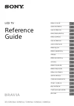 Sony Bravia KDL-24W60xA Reference Manual предпросмотр