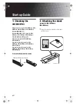 Предварительный просмотр 4 страницы Sony Bravia KDL-26E40 SERIES Operating Instructions Manual