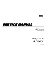 Preview for 2 page of Sony BRAVIA KDL-26EX550 Service Manual