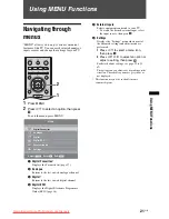 Предварительный просмотр 21 страницы Sony BRAVIA KDL-26L40xx Operating Instructions Manual