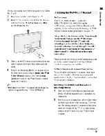 Preview for 9 page of Sony BRAVIA KDL-26M4000 Operating Instructions Manual