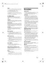 Preview for 9 page of Sony Bravia KDL-26S40 Series Operating Instructions Manual