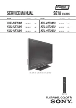 Предварительный просмотр 2 страницы Sony Bravia KDL-26T3000 Service Manual