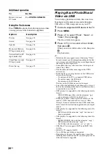 Preview for 20 page of Sony Bravia KDL-32BX301 Operating Instructions Manual