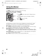 Предварительный просмотр 26 страницы Sony Bravia KDL-32BX310 Operating Instructions Manual