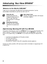 Preview for 4 page of Sony BRAVIA KDL-32BX331 Operating Instructions Manual