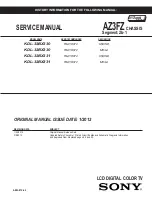 Sony BRAVIA KDL-32BX331 Service Manual preview