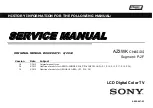 Sony Bravia KDL-32BX350 Service Manual preview