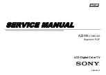 Предварительный просмотр 2 страницы Sony Bravia KDL-32BX350 Service Manual