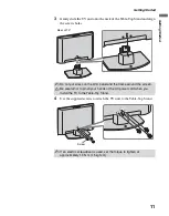 Предварительный просмотр 11 страницы Sony BRAVIA KDL-32L4000 Operating Instructions Manual