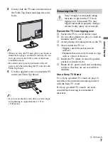 Предварительный просмотр 7 страницы Sony BRAVIA KDL-32L4010 Operating Instructions Manual