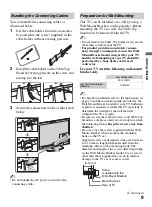 Предварительный просмотр 9 страницы Sony BRAVIA KDL-32L4010 Operating Instructions Manual