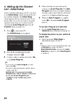 Preview for 20 page of Sony BRAVIA KDL-32L4010 Operating Instructions Manual