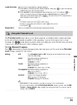 Preview for 35 page of Sony BRAVIA KDL-32L4010 Operating Instructions Manual