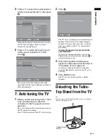 Preview for 7 page of Sony BRAVIA KDL-32L40xx Operating Instructions Manual