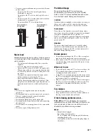 Preview for 9 page of Sony BRAVIA KDL-32L40xx Operating Instructions Manual