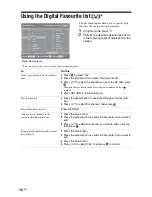 Preview for 16 page of Sony BRAVIA KDL-32L40xx Operating Instructions Manual