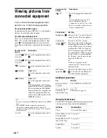 Preview for 18 page of Sony BRAVIA KDL-32L40xx Operating Instructions Manual