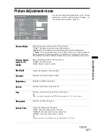 Preview for 21 page of Sony BRAVIA KDL-32L40xx Operating Instructions Manual