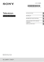 Sony BRAVIA KDL- 32R307F Operating Instructions Manual preview