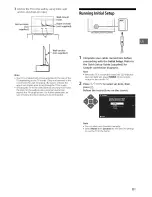 Предварительный просмотр 11 страницы Sony Bravia KDL-32R30OB Operating Instructions Manual