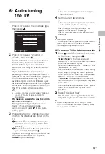 Предварительный просмотр 9 страницы Sony BRAVIA KDL-32R420A Operating Instructions Manual