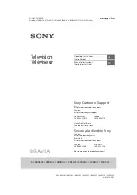 Sony BRAVIA KDL-32R500C Operating Instructions Manual предпросмотр