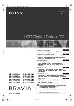 Sony BRAVIA KDL-32S3000 Operating Instructions Manual preview