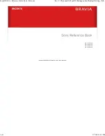 Sony BRAVIA KDL-32S5100 Reference Book preview