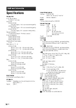 Предварительный просмотр 36 страницы Sony BRAVIA KDL-32V2000 Operating Instructions Manual