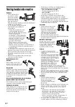 Предварительный просмотр 92 страницы Sony BRAVIA KDL-32V2000 Operating Instructions Manual