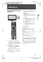 Preview for 15 page of Sony Bravia KDL-32V58 Series Operating Instructions Manual