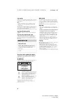 Preview for 4 page of Sony BRAVIA KDL-32W605D Operating Instructions Manual