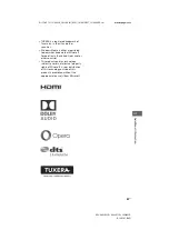 Preview for 45 page of Sony BRAVIA KDL-32W605D Operating Instructions Manual