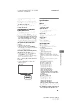 Preview for 43 page of Sony BRAVIA KDL-32W607D Operating Instructions Manual